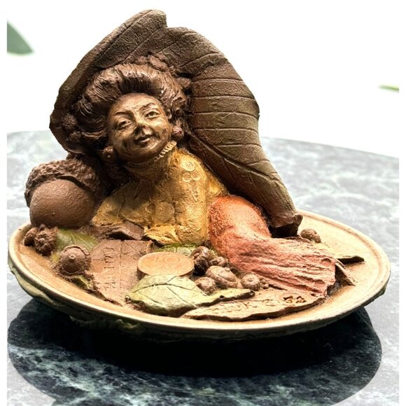 Tom Clark Resin Gnomes Colette Figure On Lily Pad 1984 - Picture 7 of 10